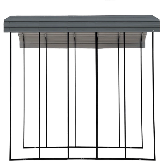 Arrow RV Carport, 14 Ft. X 24 Ft. X 14 Ft. Charcoal 2 Arrow RV Carport, 14 Ft. X 24 Ft. X 14 Ft. Charcoal - Image 2