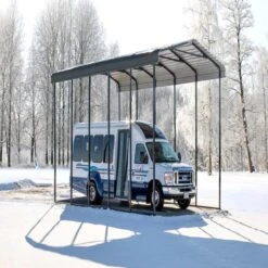 Arrow RV Carport, 14 Ft. X 29 Ft. X 14 Ft. Charcoal -ShelterLogic || Arrow Shop carportprogram cphc142914 image 01