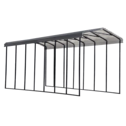 Arrow RV Carport, 14 Ft. X 33 Ft. X 14 Ft. Charcoal