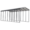Arrow RV Carport, 14 Ft. X 38 Ft. X 14 Ft. Charcoal