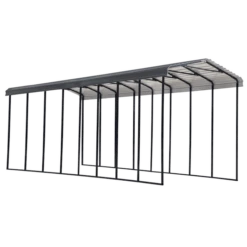 Arrow RV Carport, 14 Ft. X 38 Ft. X 14 Ft. Charcoal