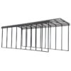 Arrow RV Carport, 14 Ft. X 42 Ft. X 14 Ft. Charcoal