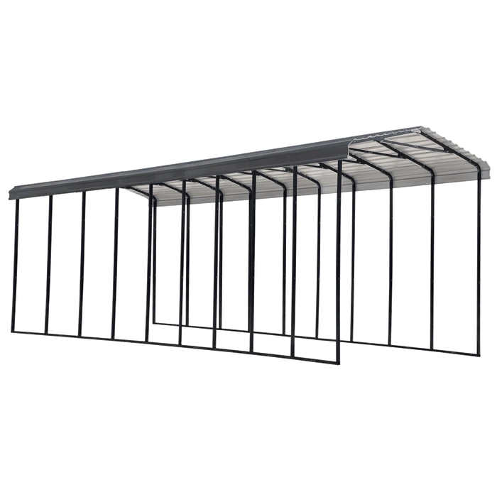 Arrow RV Carport, 14 Ft. X 42 Ft. X 14 Ft. Charcoal 1 Arrow RV Carport, 14 Ft. X 42 Ft. X 14 Ft. Charcoal