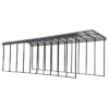 Arrow RV Carport, 14 Ft. X 47 Ft. X 14 Ft. Charcoal