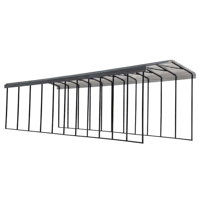 Arrow RV Carport, 14 Ft. X 51 Ft. X 14 Ft. Charcoal 1 Arrow RV Carport, 14 Ft. X 51 Ft. X 14 Ft. Charcoal