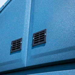 Arrow Elite Shed 8x6 Ft. Blue-Grey Metal Shed -ShelterLogic || Arrow Shop cbnqy0hvcyehbaiv7wwd