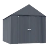 Arrow Elite Steel Storage Shed, 12x16, Anthracite
