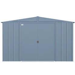 Arrow Classic Steel Storage Shed, 10 Ft. X 12 Ft., Blue Grey -ShelterLogic || Arrow Shop clg1012bg silo image 02