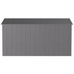 Arrow Classic Steel Storage Shed, 10 Ft. X 12 Ft., Charcoal -ShelterLogic || Arrow Shop clg1012cc silo image 04