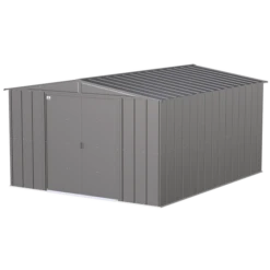 Arrow Classic Steel Storage Shed, 10 Ft. X 12 Ft., Charcoal -ShelterLogic || Arrow Shop clg1012cc silo image 06