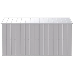 Arrow Classic Steel Storage Shed, 10 Ft. X 12 Ft., Flute Grey -ShelterLogic || Arrow Shop clg1012fg silo image 04