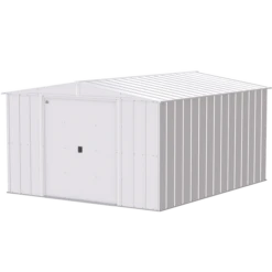 Arrow Classic Steel Storage Shed, 10 Ft. X 12 Ft., Flute Grey -ShelterLogic || Arrow Shop clg1012fg silo image 06