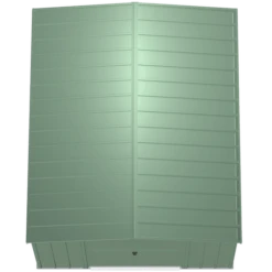 Arrow Classic Steel Storage Shed, 10 Ft. X 12 Ft., Sage Green -ShelterLogic || Arrow Shop clg1012sg silo image 03