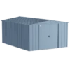 Arrow Classic Steel Storage Shed, 10 Ft. X 14 Ft., Blue Grey