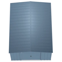 Arrow Classic Steel Storage Shed, 10 Ft. X 14 Ft., Blue Grey -ShelterLogic || Arrow Shop clg1014bg silo image 03
