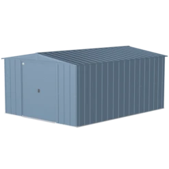 Arrow Classic Steel Storage Shed, 10 Ft. X 14 Ft., Blue Grey -ShelterLogic || Arrow Shop clg1014bg silo image 06