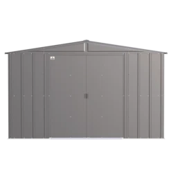 Arrow Classic Steel Storage Shed, 10 Ft. X 14 Ft., Charcoal -ShelterLogic || Arrow Shop clg1014cc silo image 02