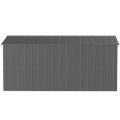 Arrow Classic Steel Storage Shed, 10 Ft. X 14 Ft., Charcoal -ShelterLogic || Arrow Shop clg1014cc silo image 04