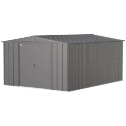 Arrow Classic Steel Storage Shed, 10 Ft. X 14 Ft., Charcoal -ShelterLogic || Arrow Shop clg1014cc silo image 06