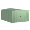 Arrow Classic Steel Storage Shed, 10 Ft. X 14 Ft., Sage Green