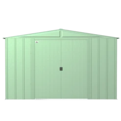 Arrow Classic Steel Storage Shed, 10 Ft. X 14 Ft., Sage Green 13 Arrow Classic Steel Storage Shed, 10 Ft. X 14 Ft., Sage Green -ShelterLogic || Arrow Shop clg1014sg silo image 02