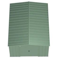 Arrow Classic Steel Storage Shed, 10 Ft. X 14 Ft., Sage Green 14 Arrow Classic Steel Storage Shed, 10 Ft. X 14 Ft., Sage Green -ShelterLogic || Arrow Shop clg1014sg silo image 03
