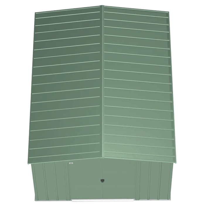 Arrow Classic Steel Storage Shed, 10 Ft. X 14 Ft., Sage Green 5 Arrow Classic Steel Storage Shed, 10 Ft. X 14 Ft., Sage Green - Image 5