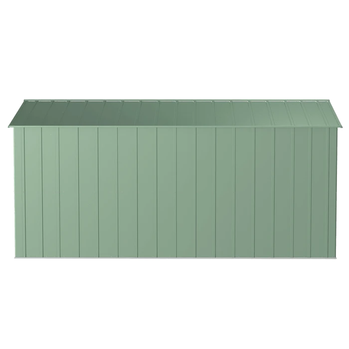Arrow Classic Steel Storage Shed, 10 Ft. X 14 Ft., Sage Green 6 Arrow Classic Steel Storage Shed, 10 Ft. X 14 Ft., Sage Green - Image 6