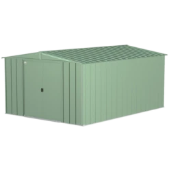 Arrow Classic Steel Storage Shed, 10 Ft. X 14 Ft., Sage Green 17 Arrow Classic Steel Storage Shed, 10 Ft. X 14 Ft., Sage Green -ShelterLogic || Arrow Shop clg1014sg silo image 06