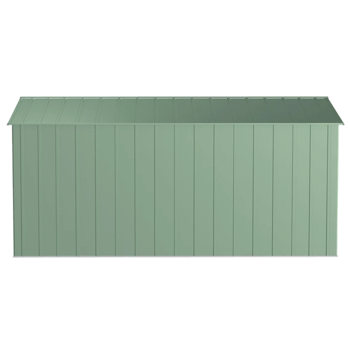Arrow Classic Steel Storage Shed, 10 Ft. X 14 Ft., Sage Green 9 Arrow Classic Steel Storage Shed, 10 Ft. X 14 Ft., Sage Green - Image 9