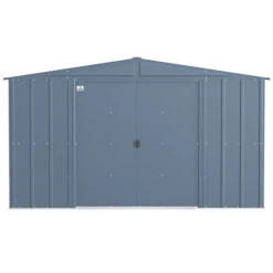 Arrow Classic Steel Storage Shed, 10 Ft. X 8 Ft., Blue Grey 15 Arrow Classic Steel Storage Shed, 10 Ft. X 8 Ft., Blue Grey -ShelterLogic || Arrow Shop clg108bg silo image 02