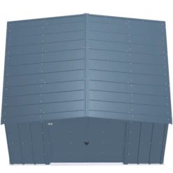Arrow Classic Steel Storage Shed, 10 Ft. X 8 Ft., Blue Grey 16 Arrow Classic Steel Storage Shed, 10 Ft. X 8 Ft., Blue Grey -ShelterLogic || Arrow Shop clg108bg silo image 03