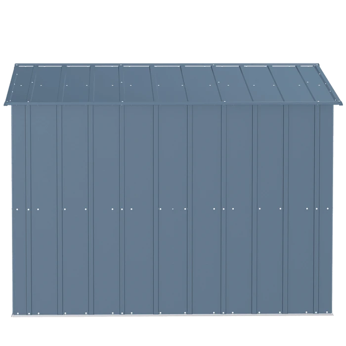 Arrow Classic Steel Storage Shed, 10 Ft. X 8 Ft., Blue Grey 7 Arrow Classic Steel Storage Shed, 10 Ft. X 8 Ft., Blue Grey - Image 7