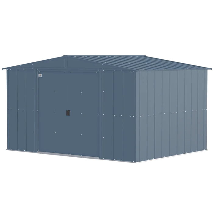 Arrow Classic Steel Storage Shed, 10 Ft. X 8 Ft., Blue Grey 9 Arrow Classic Steel Storage Shed, 10 Ft. X 8 Ft., Blue Grey - Image 9