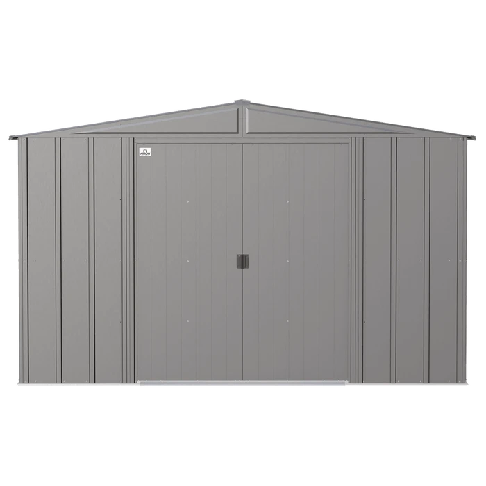 Arrow Classic Steel Storage Shed, 10 Ft. X 8 Ft., Charcoal 5 Arrow Classic Steel Storage Shed, 10 Ft. X 8 Ft., Charcoal - Image 5