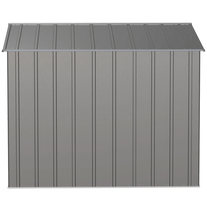 Arrow Classic Steel Storage Shed, 10 Ft. X 8 Ft., Charcoal 7 Arrow Classic Steel Storage Shed, 10 Ft. X 8 Ft., Charcoal - Image 7