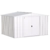 Arrow Classic Steel Storage Shed, 10 Ft. X 8 Ft., Flute Grey