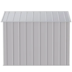 Arrow Classic Steel Storage Shed, 10 Ft. X 8 Ft., Flute Grey -ShelterLogic || Arrow Shop clg108fg silo image 04