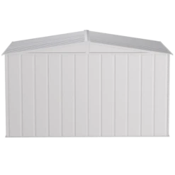 Arrow Classic Steel Storage Shed, 10 Ft. X 8 Ft., Flute Grey -ShelterLogic || Arrow Shop clg108fg silo image 05