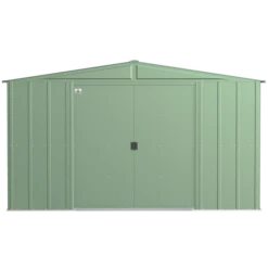 Arrow Classic Steel Storage Shed, 10 Ft. X 8 Ft., Sage Green -ShelterLogic || Arrow Shop clg108sg silo image 02