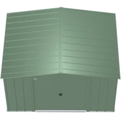 Arrow Classic Steel Storage Shed, 10 Ft. X 8 Ft., Sage Green -ShelterLogic || Arrow Shop clg108sg silo image 03