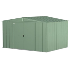 Arrow Classic Steel Storage Shed, 10 Ft. X 8 Ft., Sage Green -ShelterLogic || Arrow Shop clg108sg silo image 06