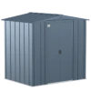 Arrow Classic Steel Storage Shed, 6 Ft. X 5 Ft., Blue Grey