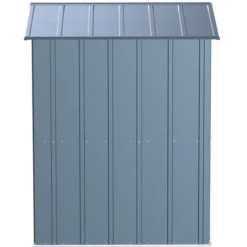 Arrow Classic Steel Storage Shed, 6 Ft. X 5 Ft., Blue Grey 17 Arrow Classic Steel Storage Shed, 6 Ft. X 5 Ft., Blue Grey -ShelterLogic || Arrow Shop clg65bg silo image 04