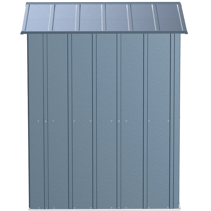 Arrow Classic Steel Storage Shed, 6 Ft. X 5 Ft., Blue Grey 7 Arrow Classic Steel Storage Shed, 6 Ft. X 5 Ft., Blue Grey - Image 7