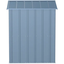 Arrow Classic Steel Storage Shed, 6 Ft. X 5 Ft., Blue Grey 20 Arrow Classic Steel Storage Shed, 6 Ft. X 5 Ft., Blue Grey -ShelterLogic || Arrow Shop clg65bg silo image 07