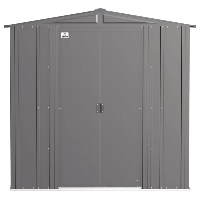 Arrow Classic Steel Storage Shed, 6 Ft. X 5 Ft., Charcoal 4 Arrow Classic Steel Storage Shed, 6 Ft. X 5 Ft., Charcoal - Image 4