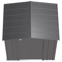 Arrow Classic Steel Storage Shed, 6 Ft. X 5 Ft., Charcoal 14 Arrow Classic Steel Storage Shed, 6 Ft. X 5 Ft., Charcoal -ShelterLogic || Arrow Shop clg65cc silo image 03