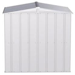 Arrow Classic Steel Storage Shed, 6 Ft. X 5 Ft., Flute Grey -ShelterLogic || Arrow Shop clg65fg silo image 05