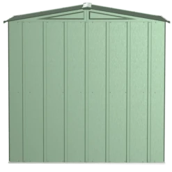 Arrow Classic Steel Storage Shed, 6 Ft. X 5 Ft., Sage Green -ShelterLogic || Arrow Shop clg65sg silo image 05